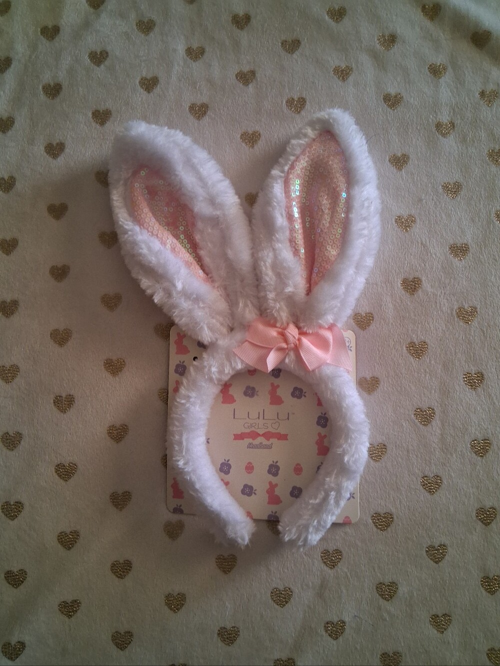 ✂️ *NWT* LuLu Girls Fuzzy Bunny Ear Headband